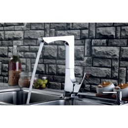 Смеситель для кухни Lemark Unit LM4505C, однорычажный, высокий излив