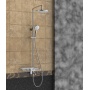 Душевая система Lemark Tropic LM7003C, однорычажный, короткий излив, тропический душ, штанга, лейка