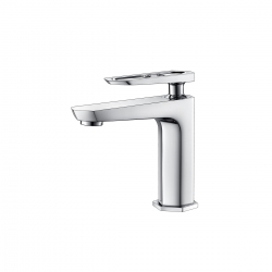 Смеситель для раковины Lemark Prizma LM3906C, однорычажный, Г-излив