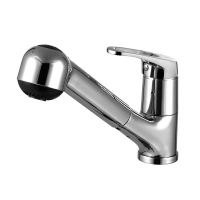 Смеситель для кухни Lemark Omega LM3150C, однорычажный, вытяжной излив