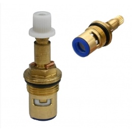 Кран-букса М18х1.5 (20 шлицов) с керам. прокладками, поворот 90°, холодная