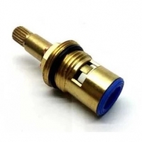 Кран-букса М18х1.5 (20 шлицов) с керам. прокладками, поворот 90°, холодная