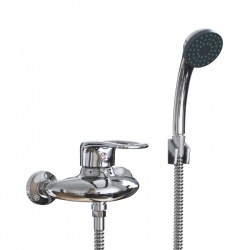 Смеситель для душа MIXLINE ML06-07, однорычажный, ручной душ на кронштейне