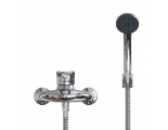Смеситель для душа MIXLINE ML06-07, однорычажный, ручной душ на кронштейне