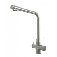Смеситель для кухни MIXLINE MLSS-0320, с выходом для фильтра, высокий Г-излив