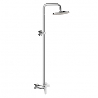 Душевая система Vidima BALANCE BA272AA, настенный, однорычажный, тропический душ, штанга