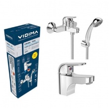 Промо-набор для ванны с душем и умывальника Vidima Fine 2 в 1