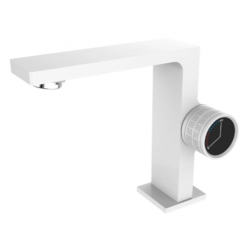 Смеситель для раковины VIEIR V323511F одноручковый, Г-излив, белый купить в интернет магазине Санрай73