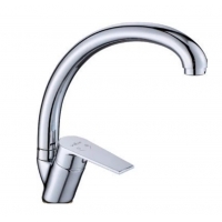 Смеситель для кухни VIEIR V013521, однорычажный, высокий С-излив