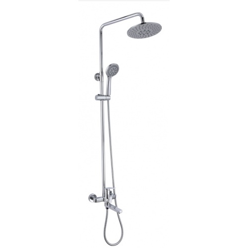 Душевая система VIEIR V013561, однорычажный, поворотный излив, ручной душ, тропический душ, штанга купить в интернет магазине Санрай73