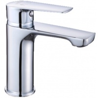 Смеситель для раковины VIEIR V073511, однорычажный, средний Г-излив, хром