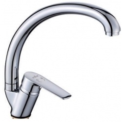 Смеситель для кухни VIEIR V073521, однорычажный, высокий С-излив