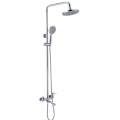 Душевая система VIEIR V073562, однорычажный, поворотный излив, ручной душ, тропический душ, штанга