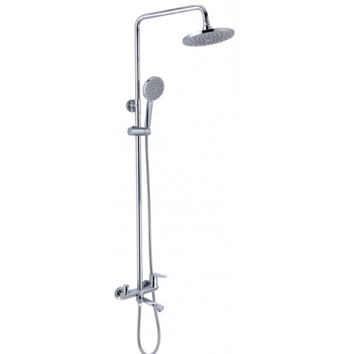 Душевая система VIEIR V073562, однорычажный, поворотный излив, ручной душ, тропический душ, штанга купить в интернет магазине Санрай73