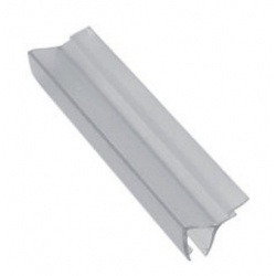 Профиль силиконовый водоотсекатель F для кабин с высоким поддоном на стекло 4мм (1шт)