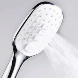 Комплект для ванны WasserKraft A171668, встраиваемый, рычажный, тропический душ, ручной душ, излив