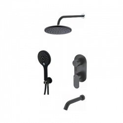 Встраиваемый комплект для ванны с верхней душевой насадкой, лейкой и изливом WasserKraft A177471
