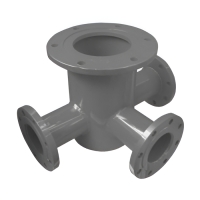 Подставка-тройник фланцевая ППТФ 300 x 100мм