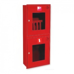 Пожарный шкаф ШПК-320-12 ВОК (встраиваемый, со стеклом)