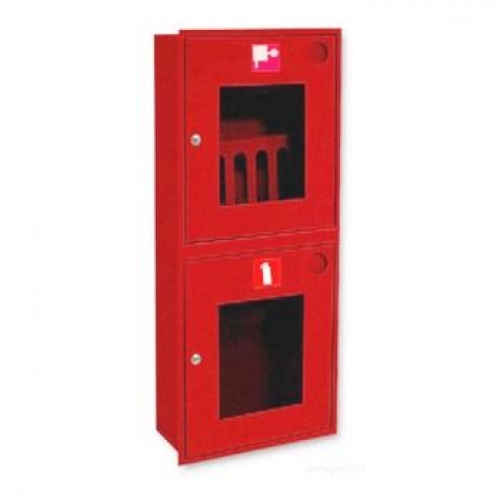 Пожарный шкаф ШПК-320-12 ВОК (встраиваемый, со стеклом) купить в интернет магазине Санрай73
