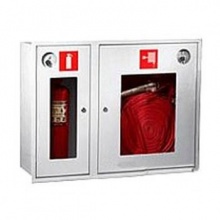 Пожарный шкаф ШПКО-315 ВОБ (встраиваемый, со стеклом)
