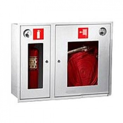 Пожарный шкаф ШПКО-315 ВОБ (встраиваемый, со стеклом) купить в интернет магазине Санрай73