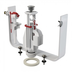 Колонка сливная боковой подвод, 2кн,хром, AlcaPlast