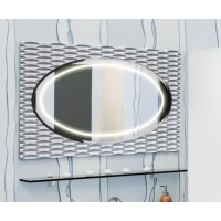 Зеркало БЕЛЛА 100 серебро Sanflor