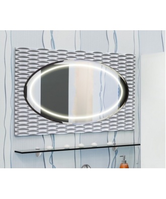 Зеркало БЕЛЛА 100 серебро Sanflor