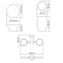 Держатель стакана и мыльницы WasserKraft K-24126