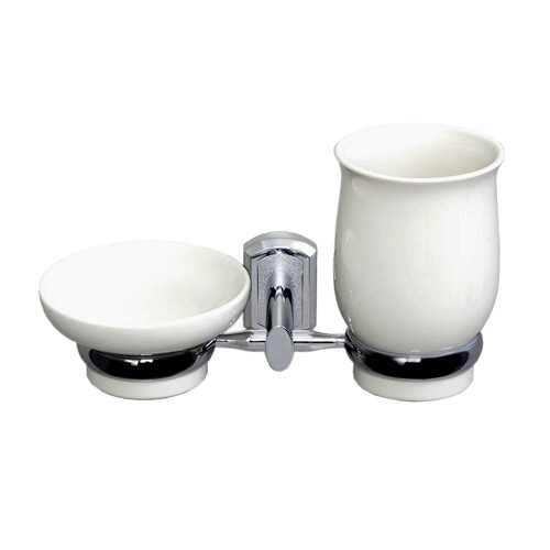 Держатель стакана и мыльницы WasserKraft K-24126 купить в интернет магазине Санрай73