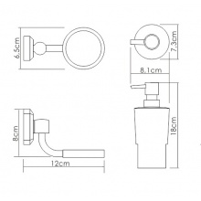 Дозатор для жидкого мыла WasserKraft K-28199