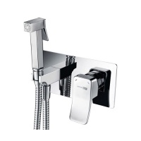 Встраиваемый смеситель для душа с гигиенической лейкой WasserKraft Aller 10638