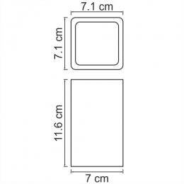 Стакан для зубных щеток WasserKraft Oder K-9628