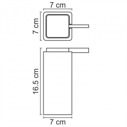 Дозатор для жидкого мыла WasserKraft Oder K-9699