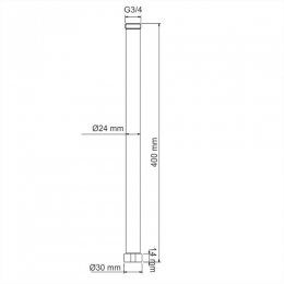 Удлинитель для душевого комплекта WasserKraft A133