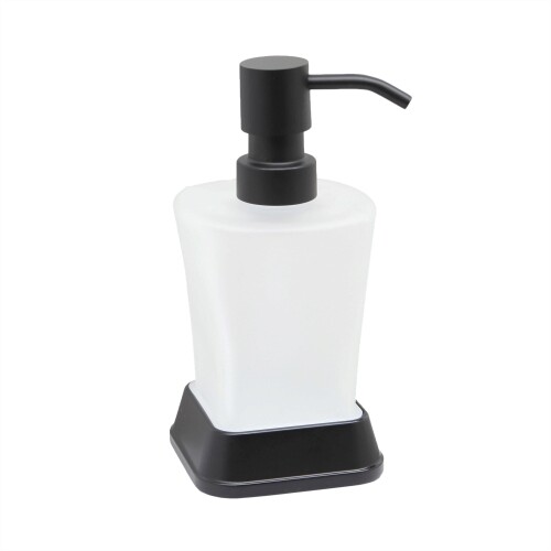 Дозатор для жидкого мыла WasserKraft Amper K-5499BLACK купить в интернет магазине Санрай73