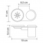 Держатель стакана и мыльницы WasserKraft Kammel K-8326