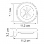 Мыльница WasserKraft Kammel K-8329WHITE