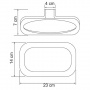 Держатель полотенец WasserKraft Kammel K-8360WHITE
