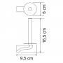 Держатель туалетной бумаги WasserKraft Kammel K-8397