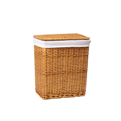 Плетеная корзина для белья с крышкой WasserKraft Ammer WB-370-M