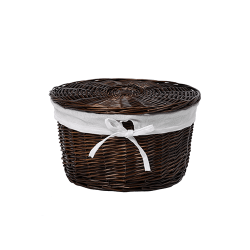 Плетеная корзина с крышкой WasserKraft Donau WB-530-L