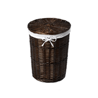 Плетеная корзина для белья с крышкой WasserKraft Еlbe WB-740-L