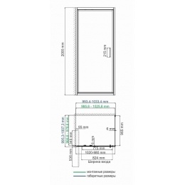 Душевой уголок WasserKraft Salm 27I19