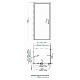 Душевой уголок WasserKraft Salm 27I03
