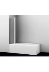 Стеклянная шторка на ванну WasserKraft Leine 35P02-110 Fixed