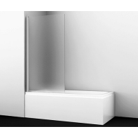 Стеклянная шторка на ванну WasserKraft Berkel 48P01-80L Matt glass