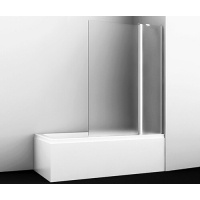 Стеклянная шторка на ванну WasserKraft Berkel 48P02-110R Matt glass Fixed