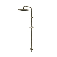 Душевой гарнитур WasserKRAFT A040, тропический душ, штанга, переключатель